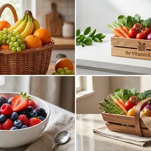 frischer Vitamin-Obstkorb